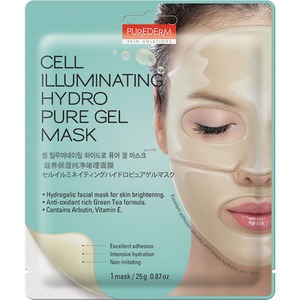 Mascarilla Facial de Algodón CellIlluminating Hydro PureGel, Herbal, Nutritiva, Reafirmante e Hidratante, 25g, Para Todo Tipo de Piel - Product Image 1