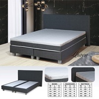 Matelas de lit d'hôtel turc moderne 3-5 étoiles avec sommier intégré et coffre de rangement, couleur personnalisable - Mobilier de chambre commercial