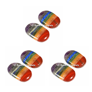 Nouvelle pierre de palmier collée Chakra - Product Image 1