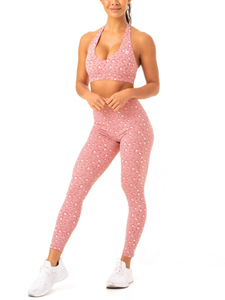 Women's Custom Logo High Waist Gym Shorts Seamless Workout Wear with Eco-Friendly Printed Feature Plus Size Gray Soft OEM - Product Image 2