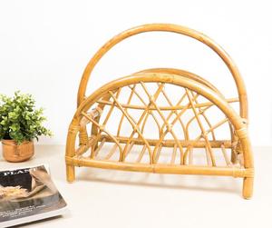 Hot Buy Trending Wholesale Handmade Rattan <b>Magazine</b> Holders & Racks Home <b>Storage</b> & Organization Best Home Decor - Product Image 3
