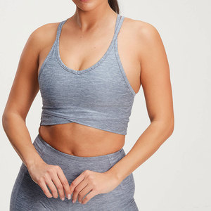 Conjunto Deportivo de Alta Calidad para Mujer, Talla Grande, Ajustable, Top Corto Deportivo, Transpirable, Elástico en Cuatro Direcciones, Ropa Deportiva Activa - Product Image 1