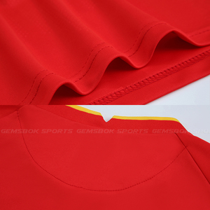 Maillot de football personnalisé de haute qualité 2021/2022, 100% polyester, séchage rapide, col en V, logo personnalisé, vente en gros, kit d'équipe pour hommes - Product Image 6