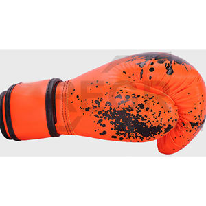 Gants de boxe professionnels personnalisés bon marché d'usine Offre Spéciale le logo de personnalisation produit dans un Pakistanais noir rouge bleu - Product Image 3