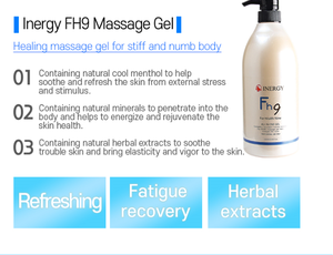 [INERGY] Crème de massage Fh9 Soin coréen Gel anti-douleur 1000ml Base esthétique apaisante Gommage corporel nourrissant - Product Image 5