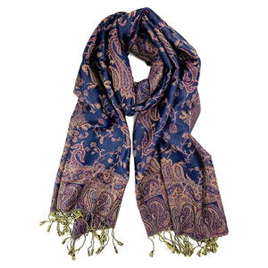 Factory Wholesale Direct Supplier of CRAFTSHUB Viscose Material Long <b>Pashmina</b> Shawl for Men - Product Image 1