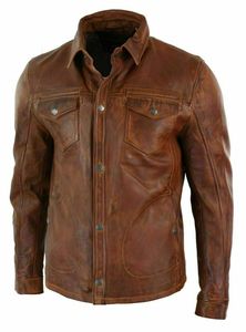 Chemise Polo en cuir avec col, meilleure vente, - Product Image 5