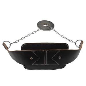 GAF Heavy Duty Padded Cowhide Leather Weight Lifting Dipping Belt with Metal Hardware for <b>Gym</b> <b>Body</b> Building Training - Product Image 3