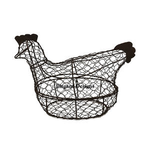 Creative Designer <b>Egg</b> Wire Basket Black Color Handmade Fancy <b>Egg</b> Basket Classic Indian Stylish Wholesale Kitchen <b>Egg</b> Basket - Product Image 3