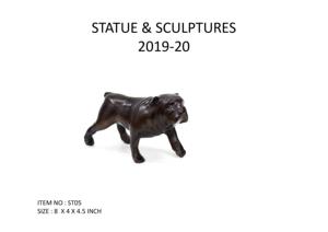 Estatua de perro y zorro de metal - Product Image 6