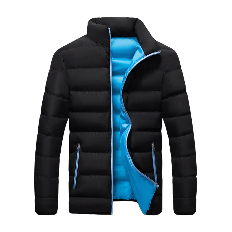 high-quality men's casual hooded jacket, new winter men's cotton coat brand men's clothing