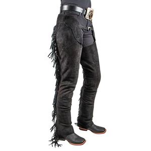 Polainas de Equitación Occidental de Gamuza de Caballo de Calidad - Product Image 3