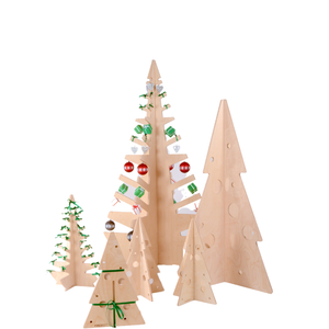 Decorazioni per la casa Made in Italy albero di natale in legno non convenzionale ad incastro di dimensioni personalizzate per la casa - Product Image 5