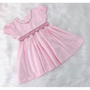 White/pink/blue Smocking Pairs Smocking Dress Patterns Made in Vietnam - Product Image 1