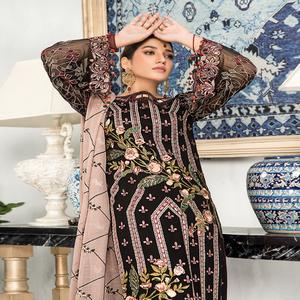 Vêtements d'hiver et de fête pour femmes Salwar Kameez pakistanais et robes indiennes vêtements pakistanais élégants - Product Image 1
