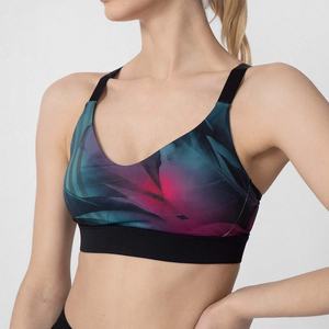 Soutien-gorge de sport personnalisé PIHA SPORTS à dos nageur imprimé, soutien-gorge léger à maintien moyen-élevé avec coussinets amovibles pour femme - Product Image 3