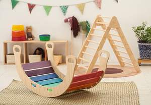 Balancín de madera duradero para niños, alta calidad, para jugar,/ranita: + 84896436456 - Product Image 2