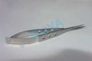 เครื่องมือผ่าตัดขนาดเล็ก,กรรไกรผ่าตัดทางทันตกรรม Castroviejo 3รู11.5ซม. สแตนเลสโค้งตรง CE อนุมัติ - Product Image 3