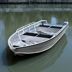 Manufacturers Cheap Aluminum Boats 2022 New 12ft Cheap Lightweight Deep V Hull Aluminum Passenger Fishing Boat Manufacturers