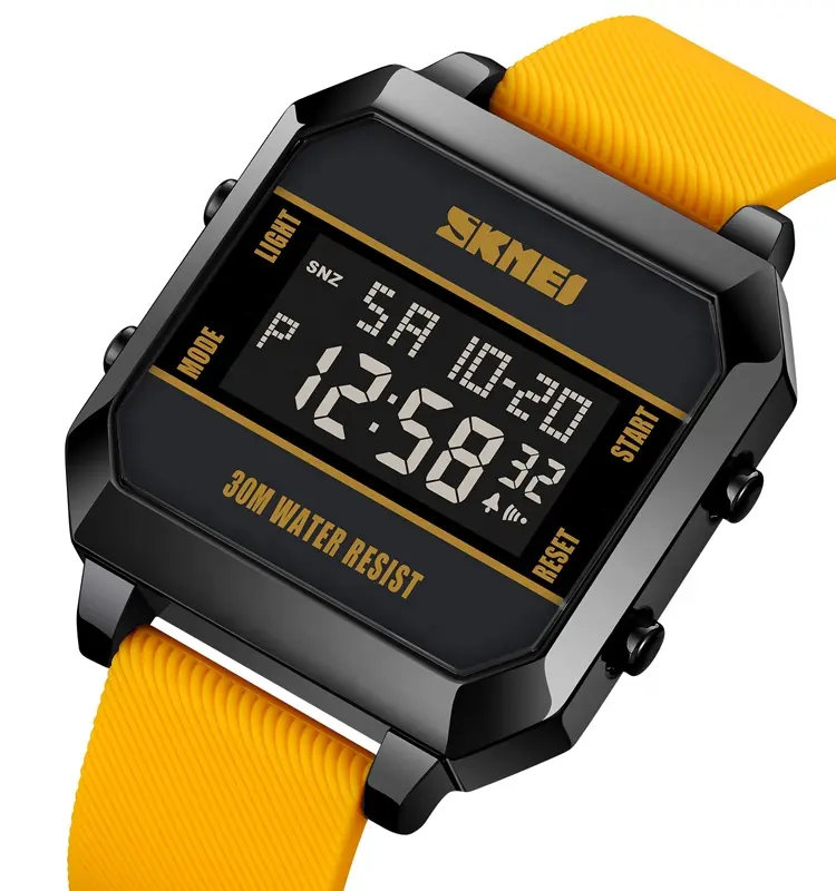 2022 New Listing Simple Fashion Digital Couple Watch Square Dial Men's and Women's Sports Watch