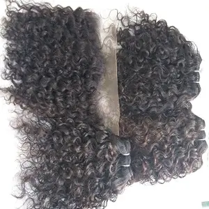 10A Unprocessed Virgin Hair Weave Kinky encaracolado 100% Raw Cabelo Brasileiro Humano Pacotes venda