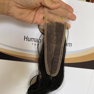 Perruque lace front wig malaisienne naturelle — ali queen, cheveux vierges, body wave, partie métal, closure 2x6, bon marché - Product Image 6