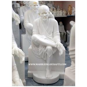 รูปปั้นหินอ่อนของพระสุภาพเจ้าบาบา - Product Image 1