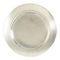 Plaque en métal et de service de poisson, de couleur blanc pur, chargeur en métal et plateau de service à bas prix - Product Image 6