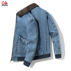 Chaqueta vaquera de algodón para hombre, alta calidad, personalizada, venta al por mayor - Product Image 2