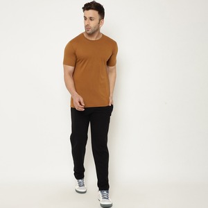 Personalizable Slim Fit 100% Algodón Verano Hip Hop Estilo Camiseta Patrón Sólido Bajo Peso y Precio con Logo Serigrafía - Product Image 1