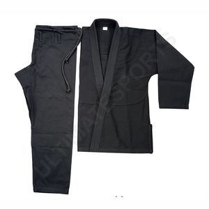 Jiu-jitsu-traje bordado personalizado, OEM, gi / bjj gi, color negro, venta al por mayor - Product Image 2