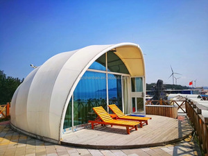 Di lusso eco resort PVDF esterno prefabbricata glamping mountain house hotel <span class=keywords><strong>tenda</strong></span> per il campeggio - Product Image 3