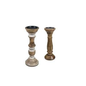 Bougeoirs en bois naturel de couleur design créatif personnalisé bougeoirs décoratifs avec la meilleure qualité polie - Product Image 1