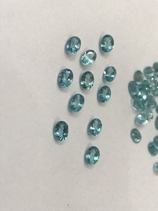 <span class=keywords><strong>Apatite</strong></span> <span class=keywords><strong>Blu</strong></span> Neon Naturale, Gemme Sfaccettate Taglio Ovale, Pietre Sciolte Calibrate all'Ingrosso per Creazione Gioielli, Fornitore all'Ingrosso - Product Image 5