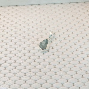 Plata de Ley 925 aguamarina áspera piedra preciosa bisel ajuste colgante collar ligero mujer Unisex - Product Image 3