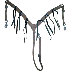VENDRE Plastron en cuir avec cuir NOIR VÉRITABLE CHEVAL SADDLERY Dollar équestre 6 tailles Shetland FULL COB - Product Image 1