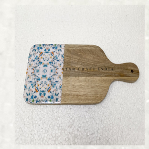 Bloc à découper en bois manga, 2 pièces, émail imprimé avec plusieurs design personnalisé, avec poignée - Product Image 5