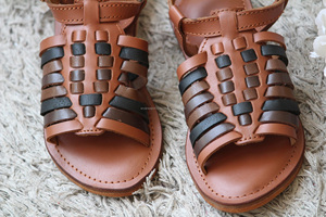 Bebé niño Sandalias de cuero Flip Flop sandalias de cuero - Product Image 5