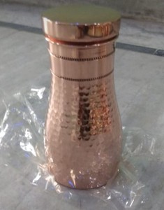 Pure Copper Eco-Friendly Anti-Oxidant Water Bottle with Leakproof Lid for Outdoor Use - Product Image 3