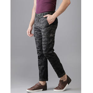 New Arrival Multi Pockets Cargo Pants Plain <b>Elastic</b> <b>Waist</b> Lightweight Breathable Trousers For Men - Product Image 6
