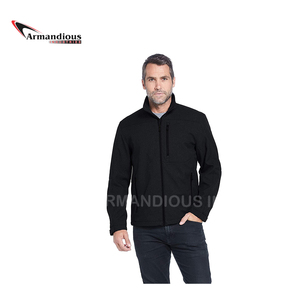 Autumn Winter New Style <b>Soft</b> <b>Shell</b> <b>Jacket</b> for Men Breathable Woolen Windbreaker <b>Hood</b> Zipper Sublimation Pattern Decoration - Product Image 4