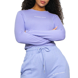 T-shirt long OEM pour femmes, filles, manches longues, rayures, tendance et élégant - Product Image 1