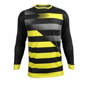 Venta caliente 100% Poliéster Secado rápido Manga larga Off Road Dirt Bike Motocross Racing Jersey para la venta - Product Image 2