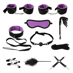 Divertimento SM10 vestito di mani <span class=keywords><strong>e</strong></span> piedi ammanettato frusta adulti bondage giocattolo del sesso del sesso forniture di formazione vincolante flirt - Product Image 5