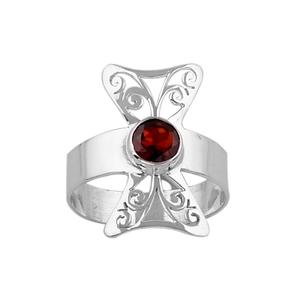 925 <span class=keywords><strong>rosso</strong></span> <span class=keywords><strong>granato</strong></span> argento sterling <span class=keywords><strong>anello</strong></span> da dito donna all'ingrosso gioielli indiani eternità vermeil grappolo pietre anelli - Product Image 6