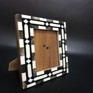 Wood & Resin Photo <b>Frame</b> Antique Modern Handmade Wall <b>Mounting</b> or Table Top Photo <b>Frame</b>, - Product Image 6