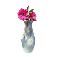 Vases à fleurs pliables en plastique personnalisés, directement de l'usine