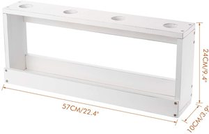 Porta Racchette da Ping-Pong Personalizzato Konford, Espositore da Parete per Racchette da <span class=keywords><strong>Tennis</strong></span> da Tavolo, Supporto per 4 Racchette e Palline - Product Image 6