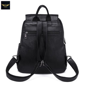Sac à dos femme 2023 voyage grand sac à dos en cuir PU sac à main cartable pour filles sac à bandoulière femme femme - Product Image 2