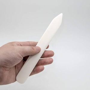 Polished Buffalo Bone <b>Folder</b> with Animal Style - Product Image 1